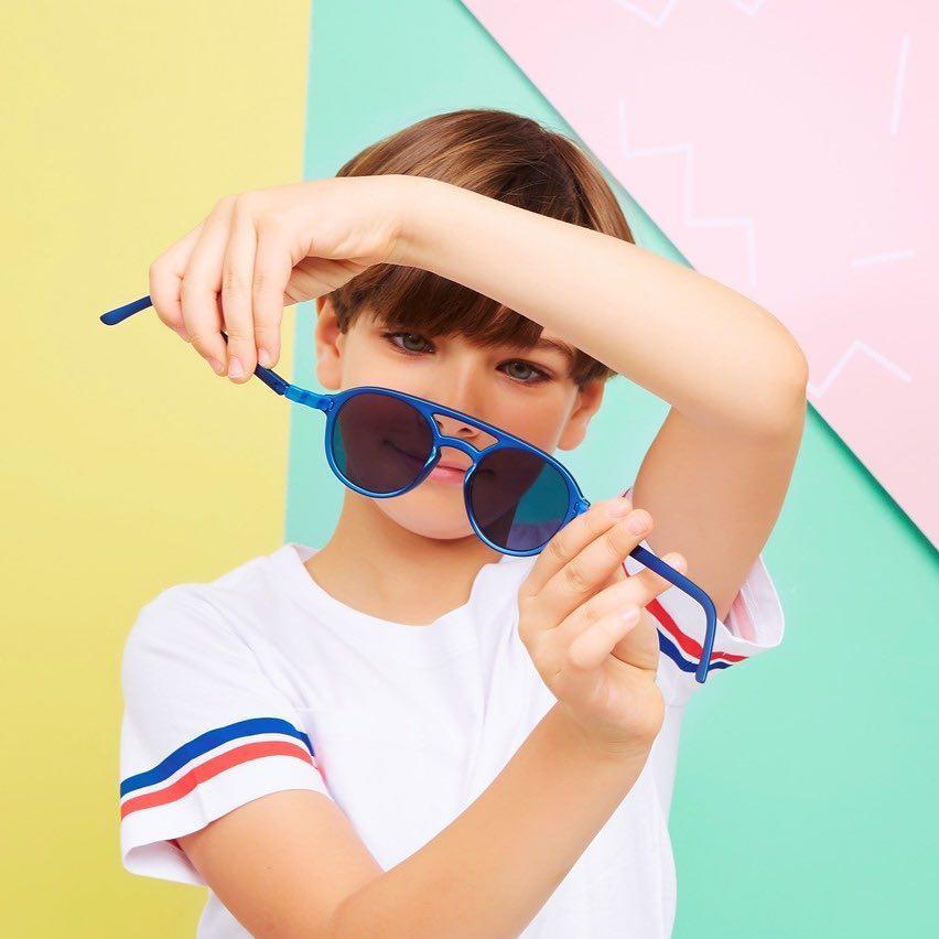 Lunettes de soleil enfant CraZyg-Zag SUN PiZZ - Blue