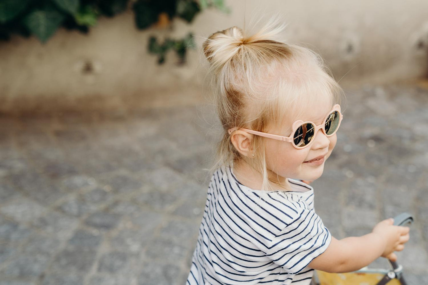 Lunettes de soleil bébé SUN Ourson - Pêche