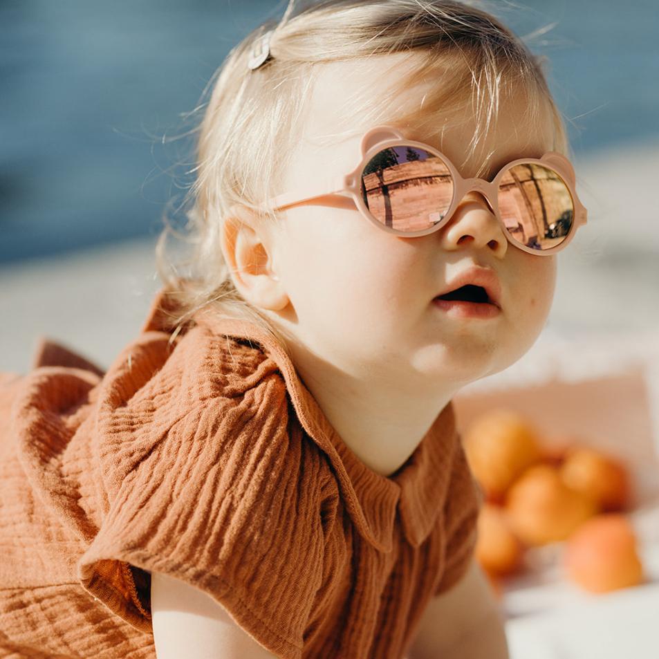 Lunettes de soleil bébé SUN Ourson - Pêche