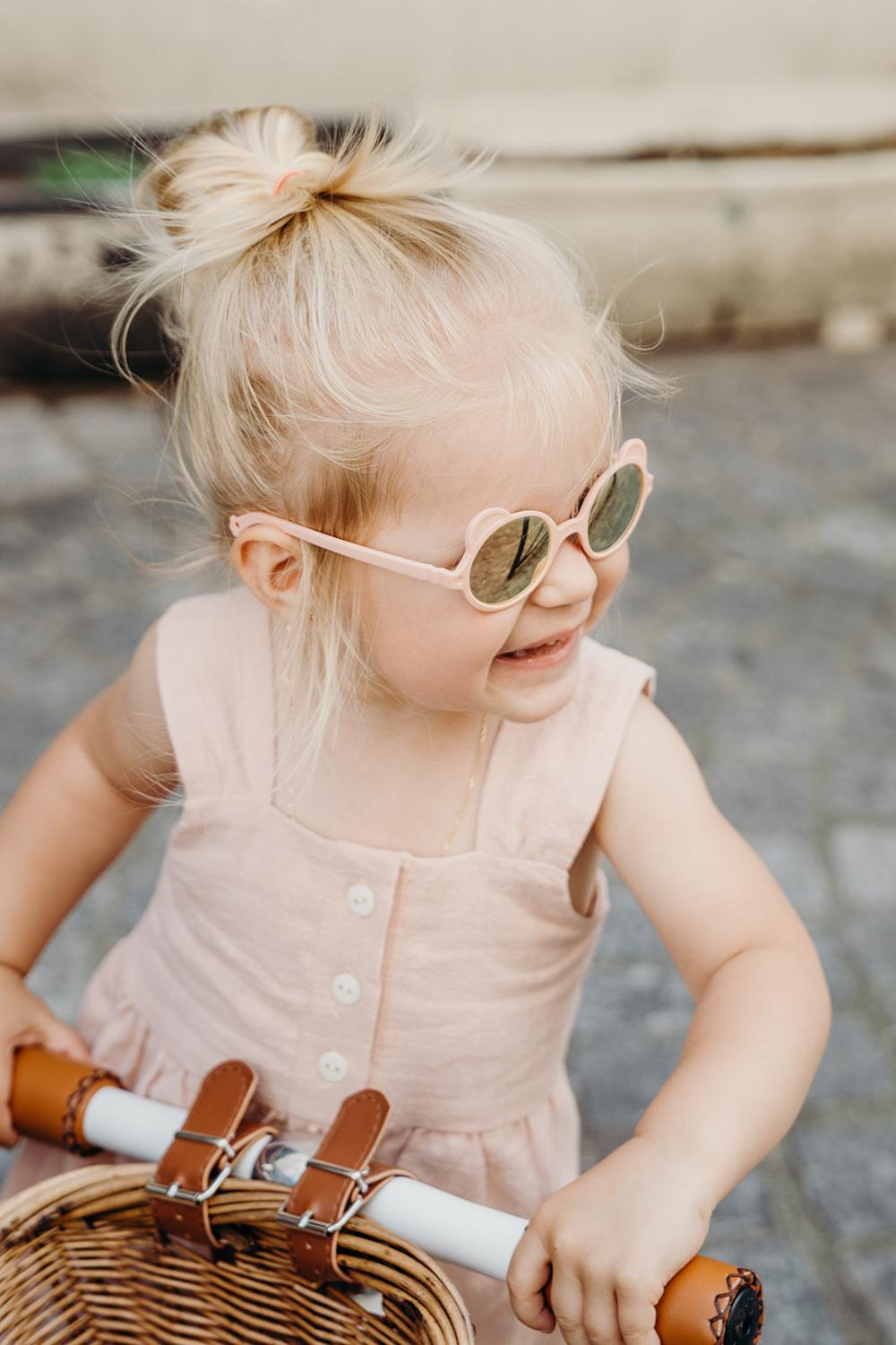 Lunettes de soleil bébé SUN Ourson - Pêche