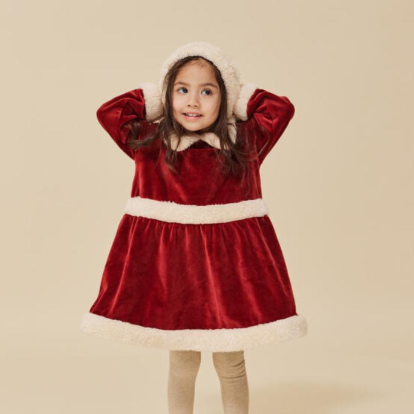 Robe de Noël - Rouge Jolly - Konges Sløjd