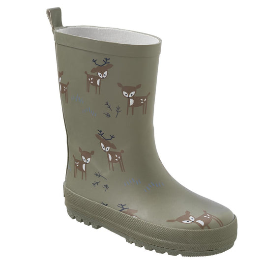 Rain Boots - Olive Deer by Fresk