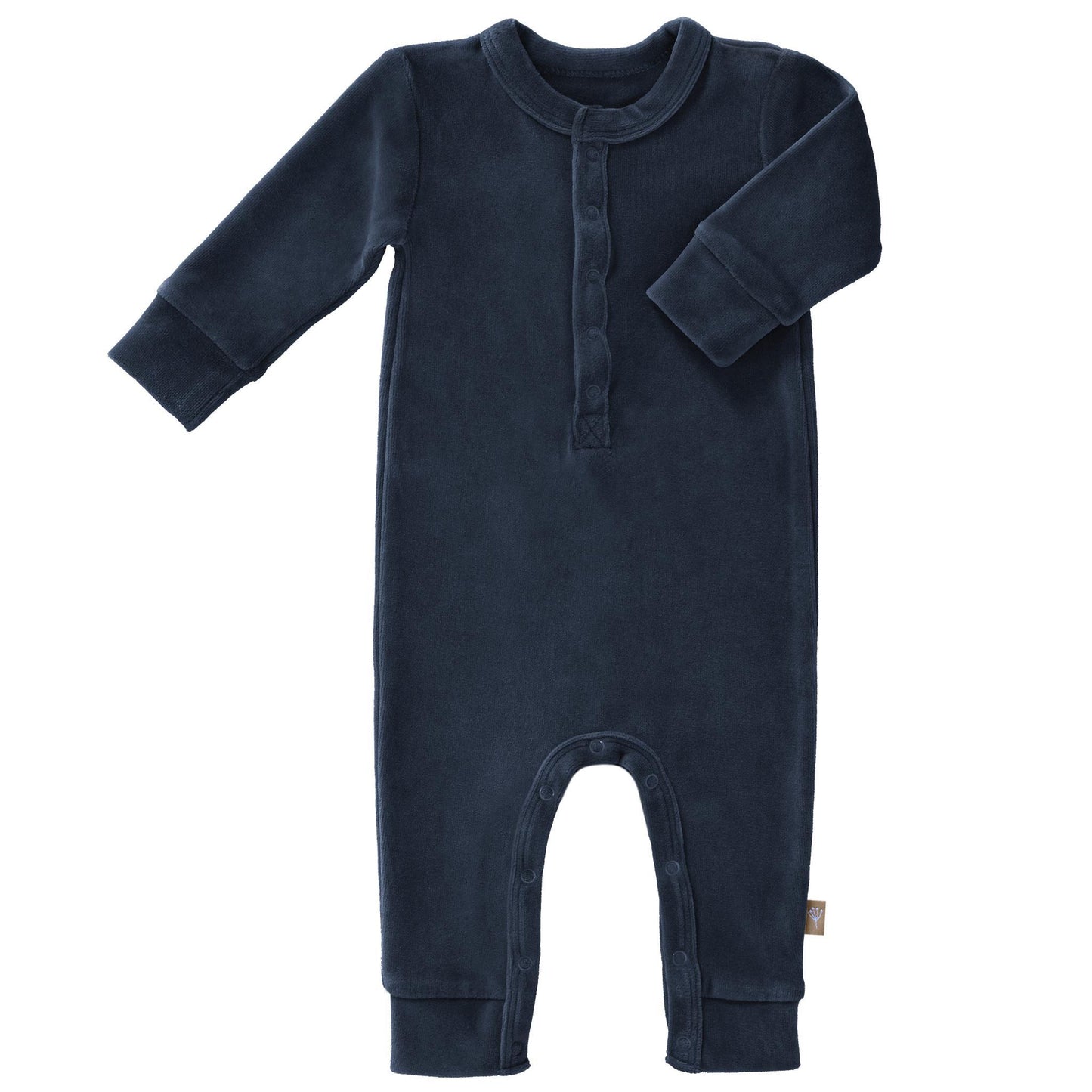 Baby Velour Pyjamas - Indigo by Fresk