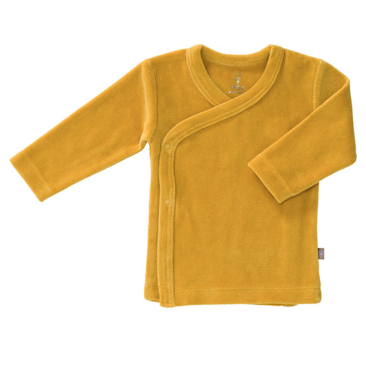 Baby Velour Crossed Cardigan - Mimosa by Fresk