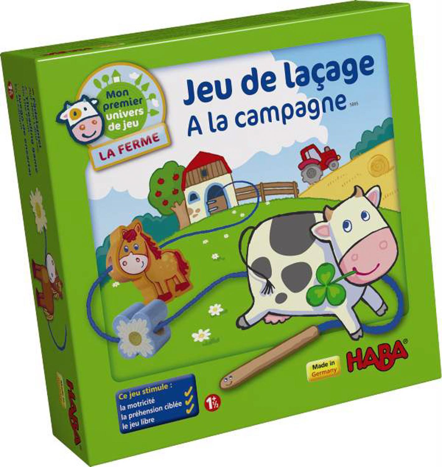 Jeu de laçage - A la campagne