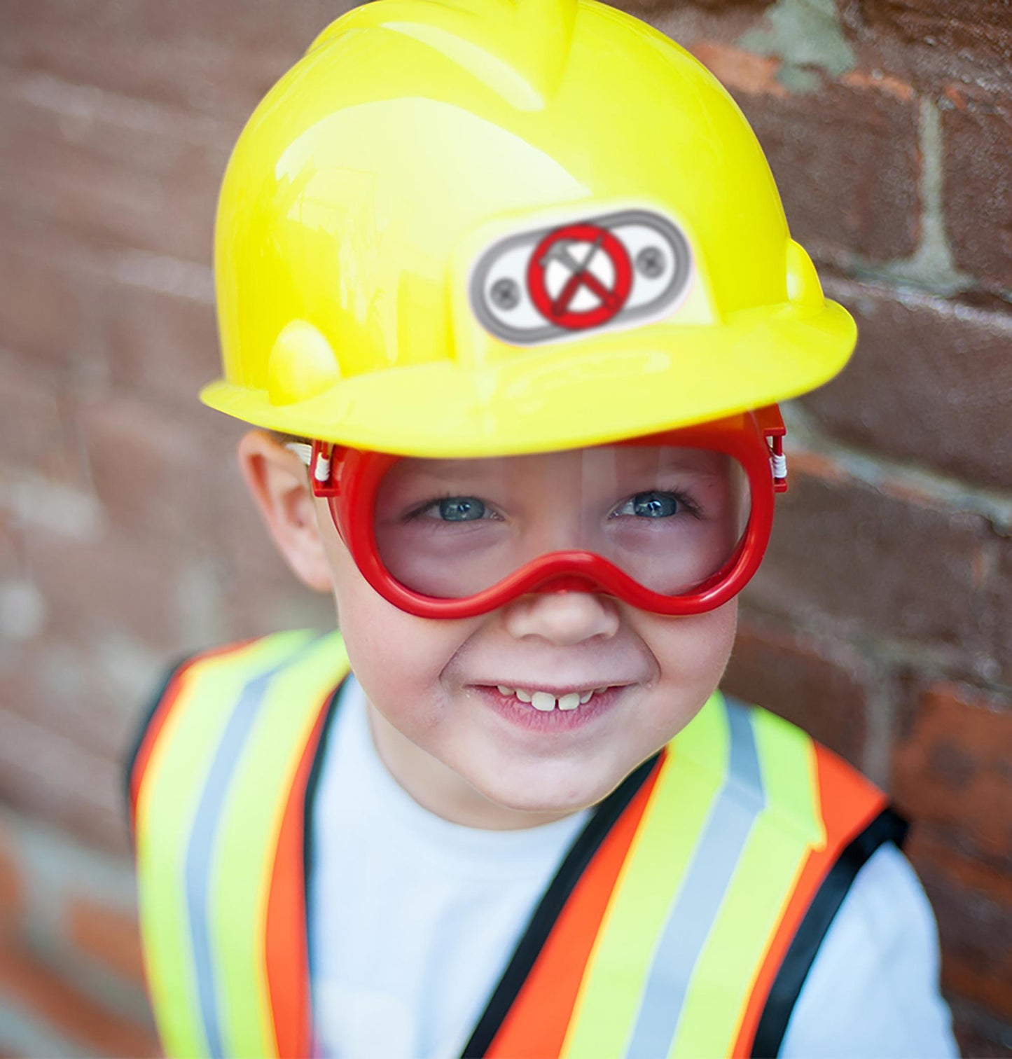 déguisement d'ouvrier de chantier avec casque (4-6a)