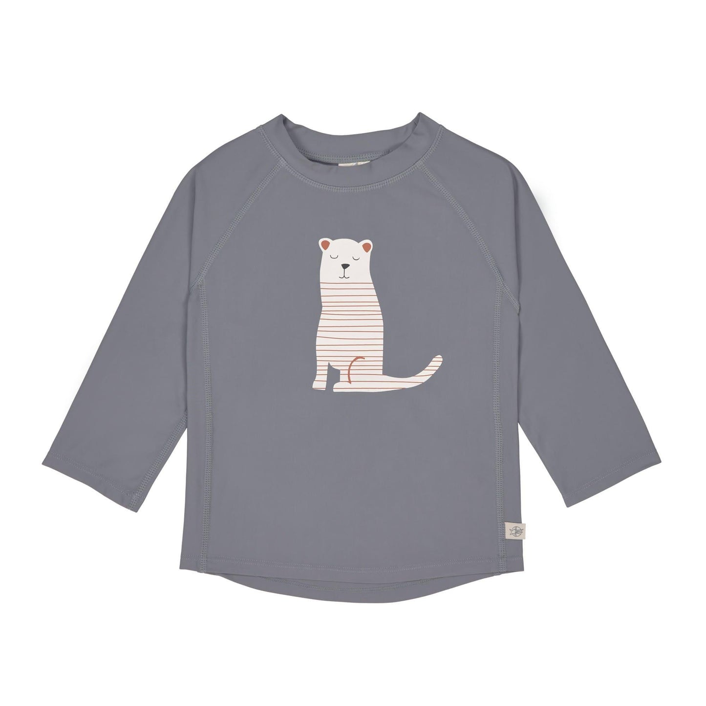 T-shirt de bain anti-UV manches longues - Tiger grey