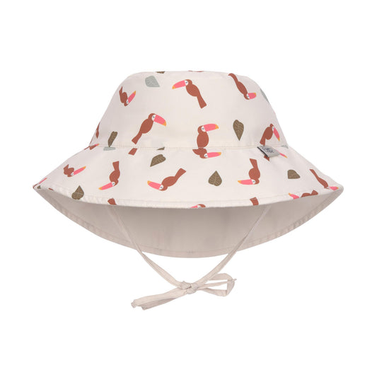 Chapeau de soleil réversible anti-UV - Toucan offwhite