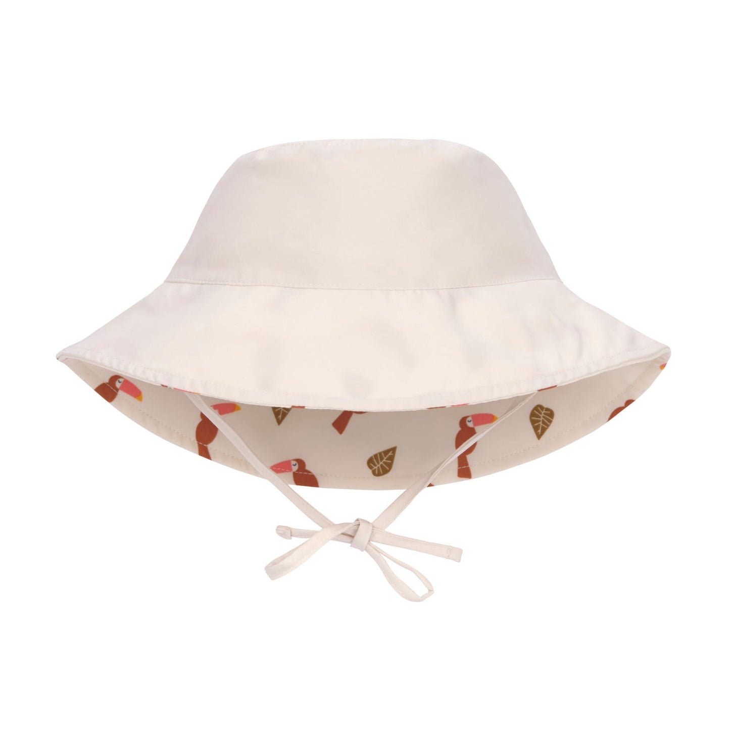 Chapeau de soleil réversible anti-UV - Toucan offwhite