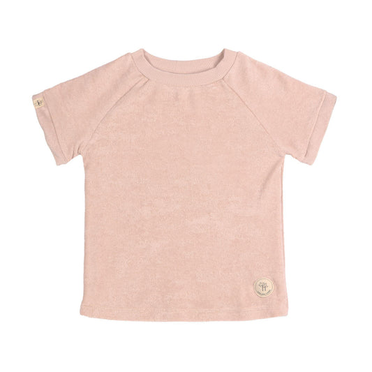 T-shirt en éponge - Powder pink