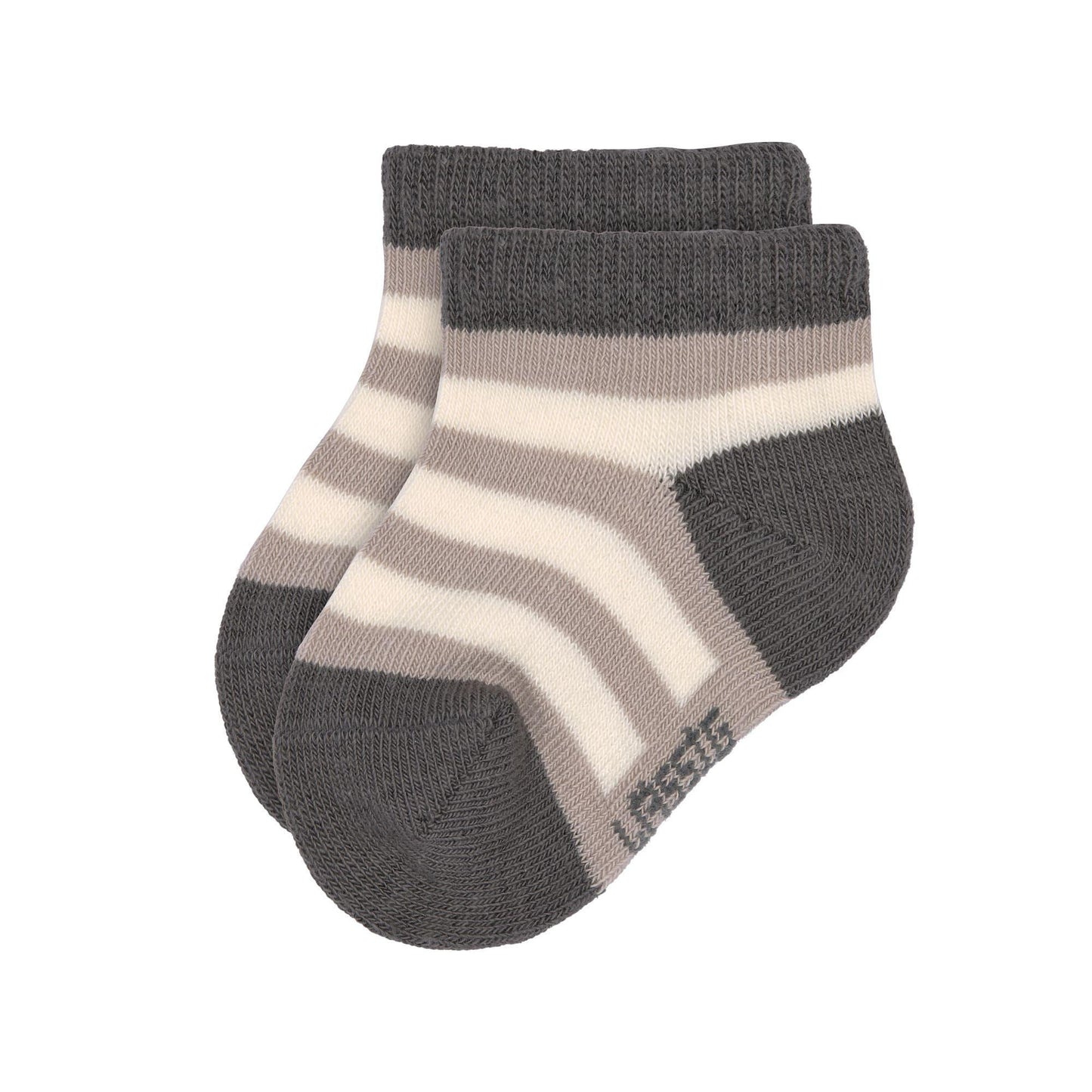 Lot de 3 paires de chaussettes basses - Anthracite & taupe