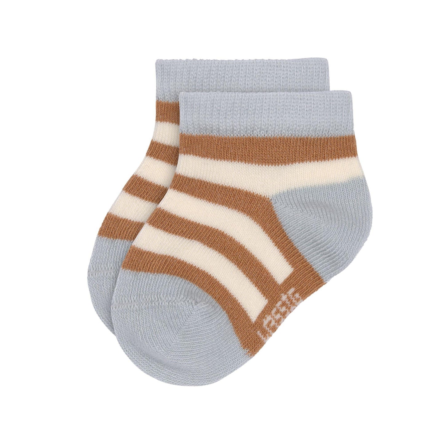 Lot de 3 paires de chaussettes basses - Light blue & caramel