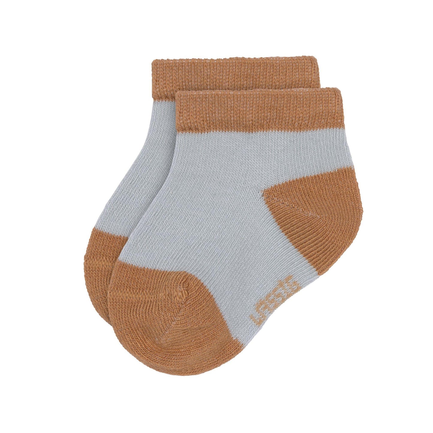 Lot de 3 paires de chaussettes basses - Light blue & caramel