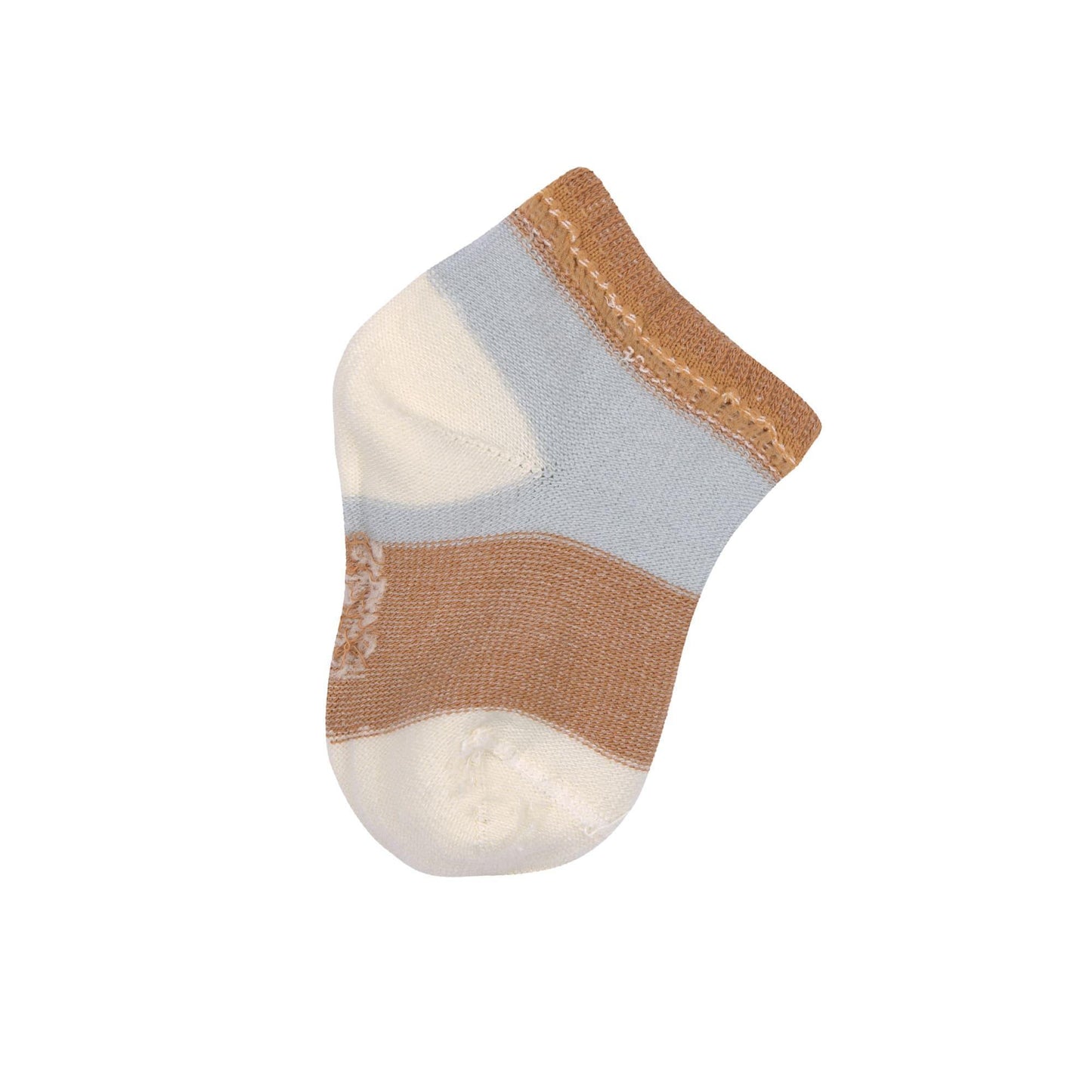 Lot de 3 paires de chaussettes basses - Light blue & caramel