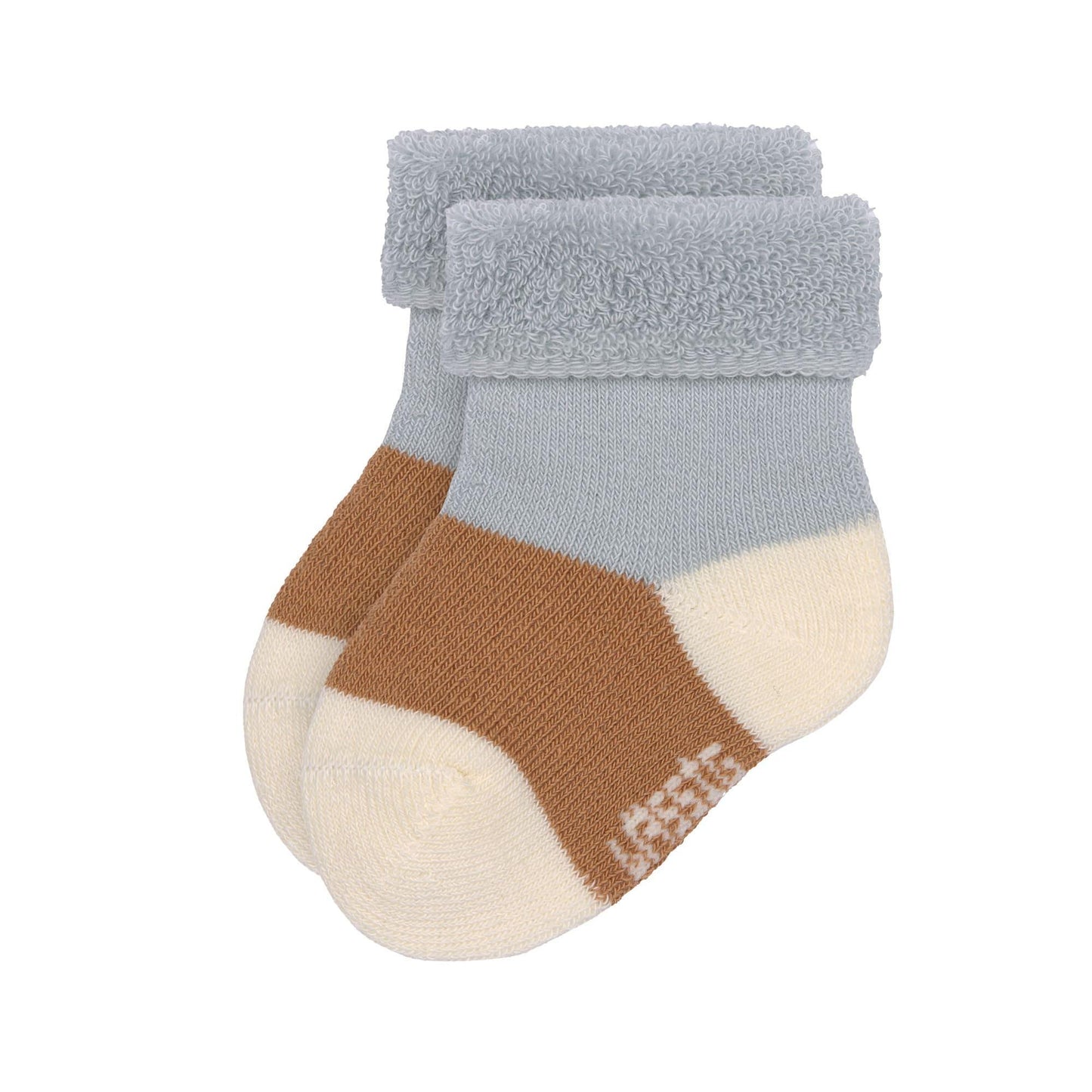 Lot de 3 paires de chaussettes - Terry light blue & caramel