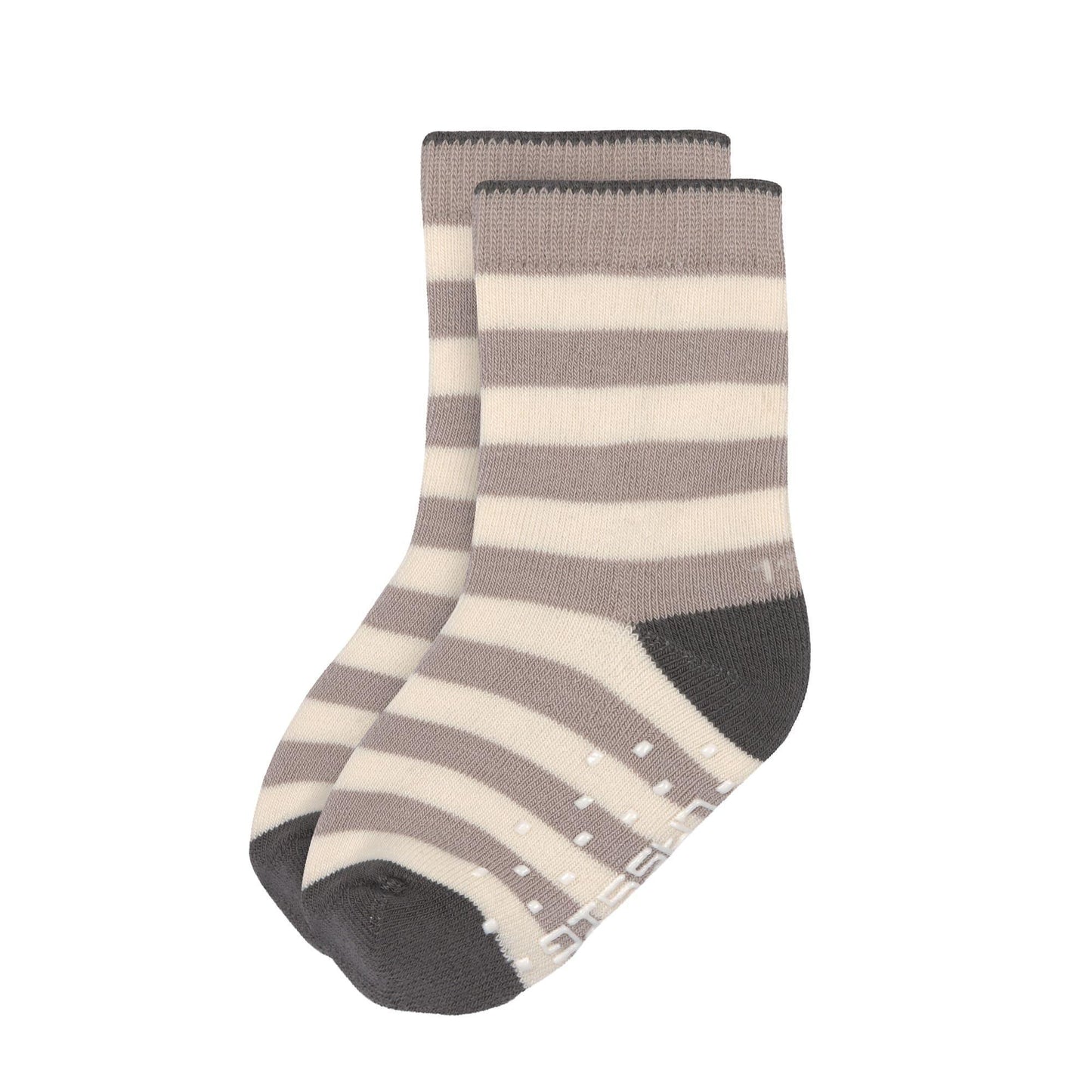 Lot de 3 paires de chaussettes anti-dérapantes - Anthracite & taupe