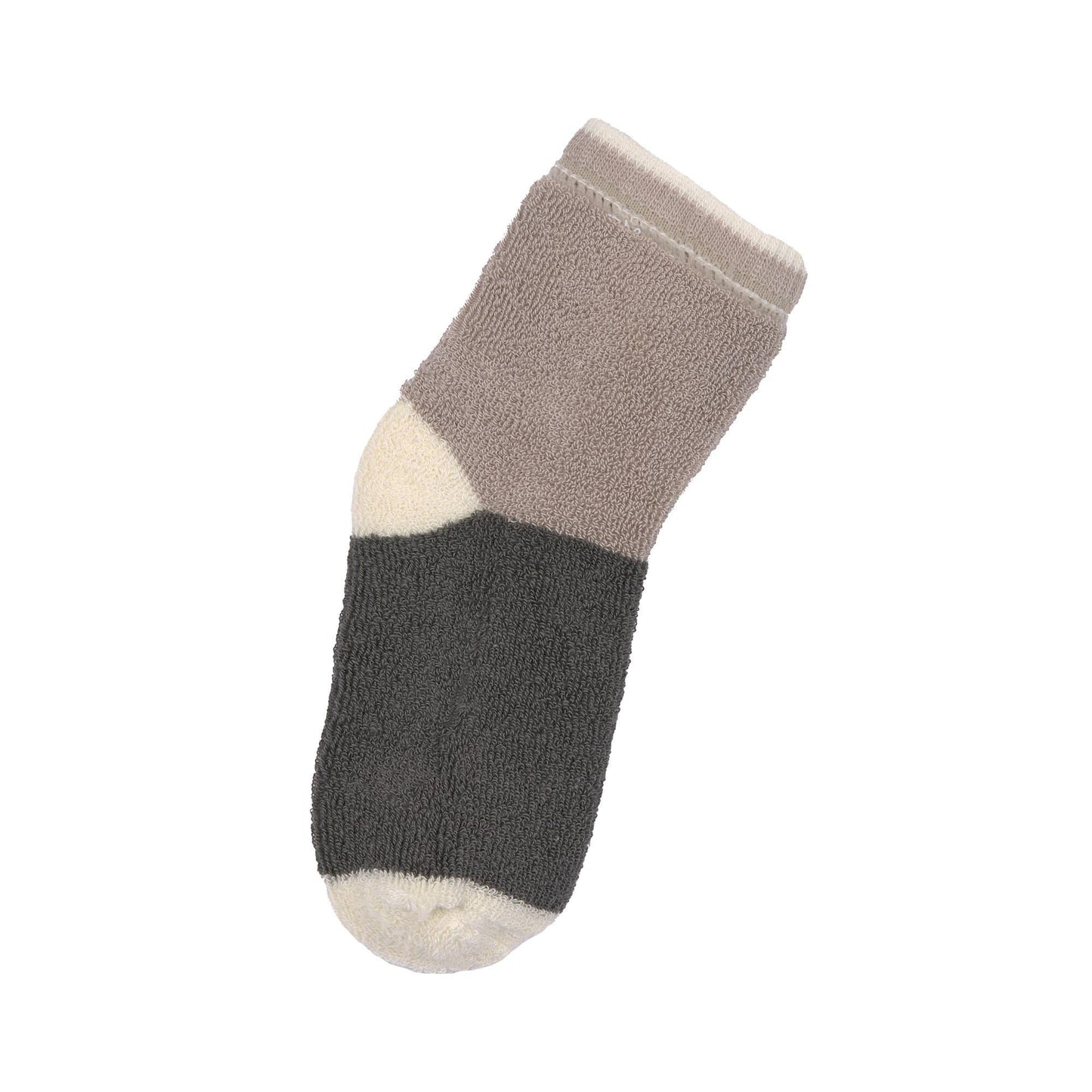 Lot de 3 paires de chaussettes anti-dérapantes - Anthracite & taupe