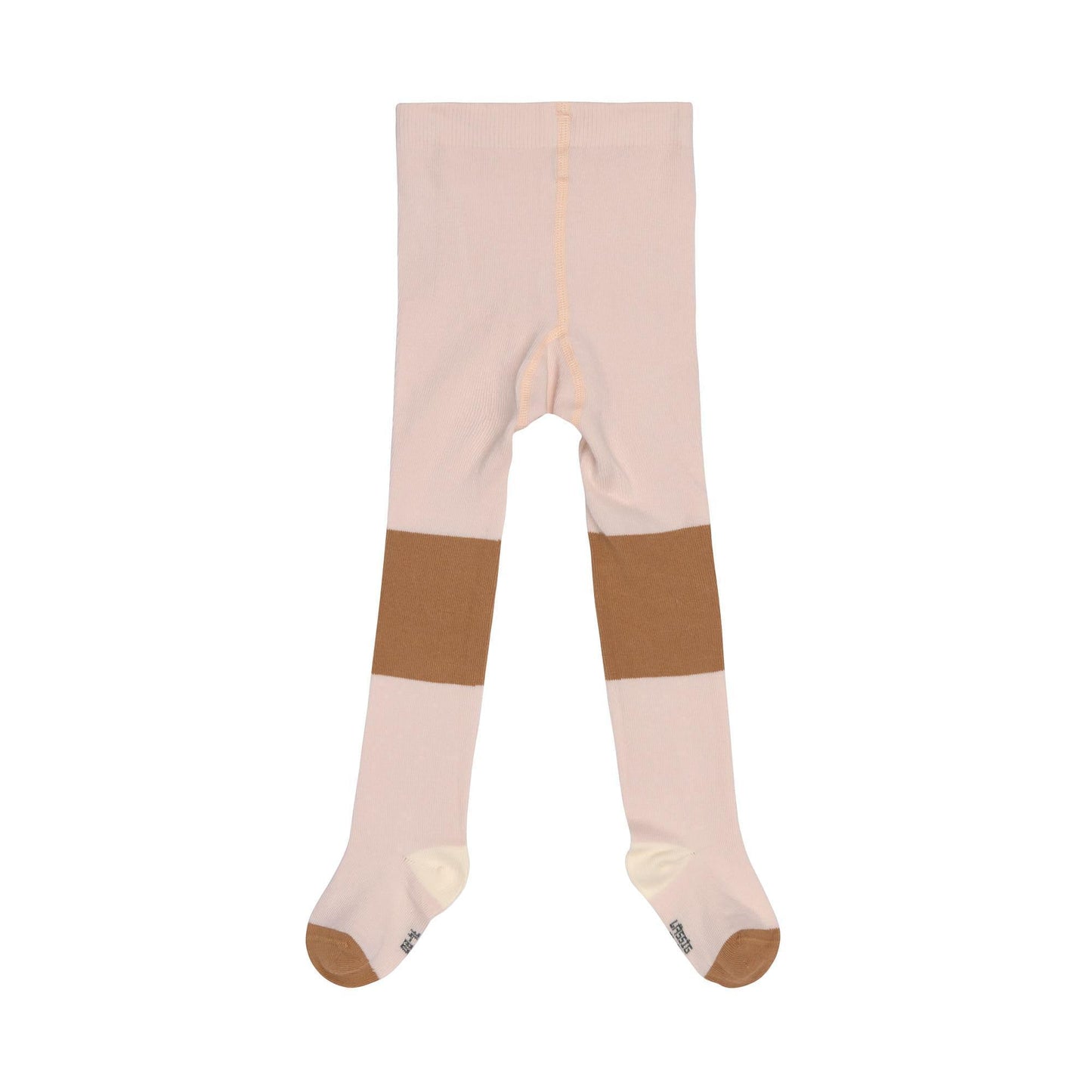 Collants - Block Stripe Powder pink & Caramel