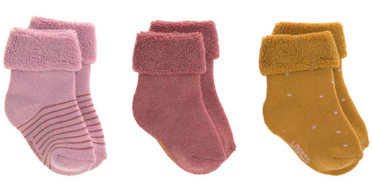 Lot de 3 paires de chaussettes bébé - Rosewood