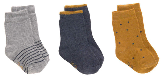 Lot de 3 paires de chaussettes - Bleu