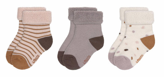 Lot de 3 paires de chaussettes bébé - Tiny Farmer - Lilas