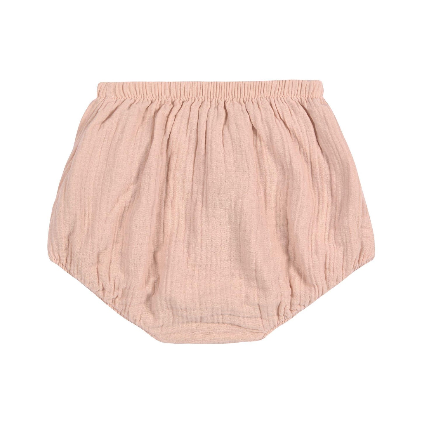 Culotte-short en mousseline de coton bio - Powder pink