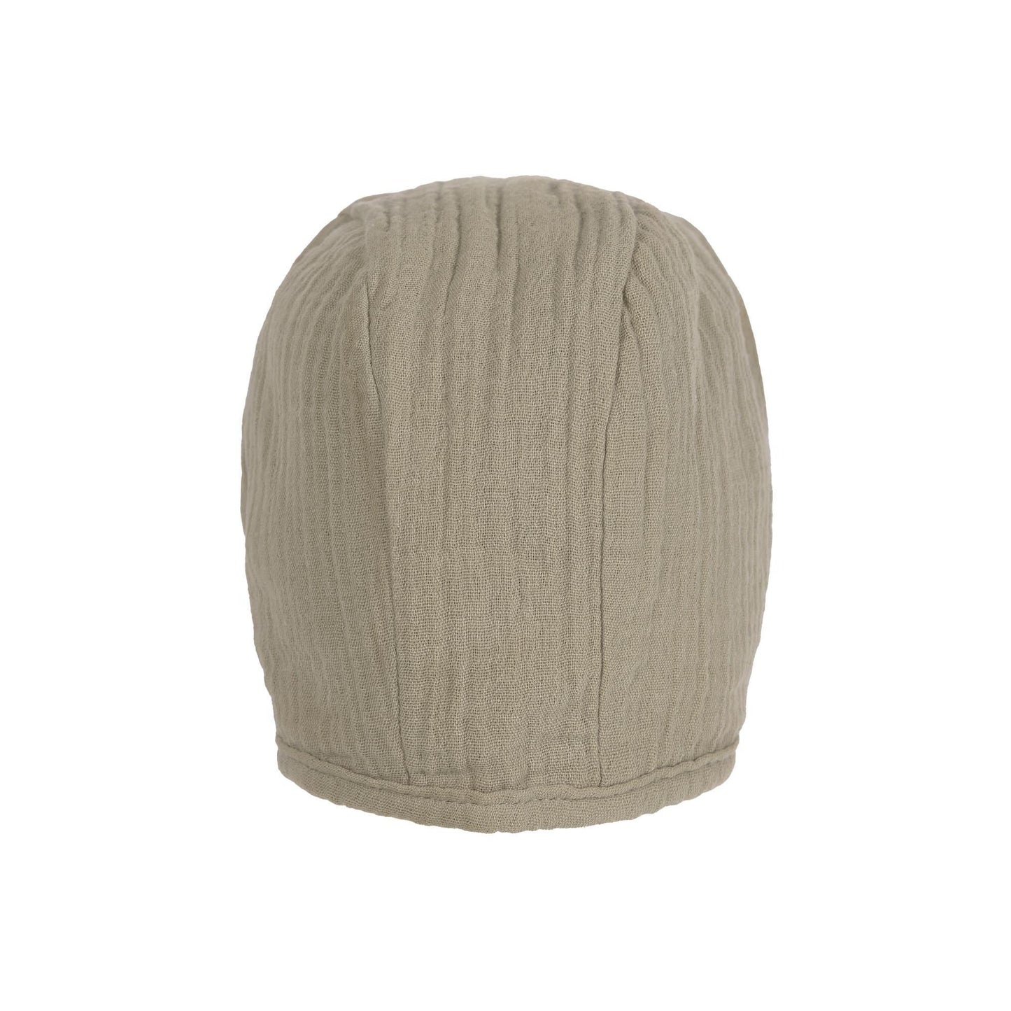 Bonnet en mousseline de coton bio - Olive