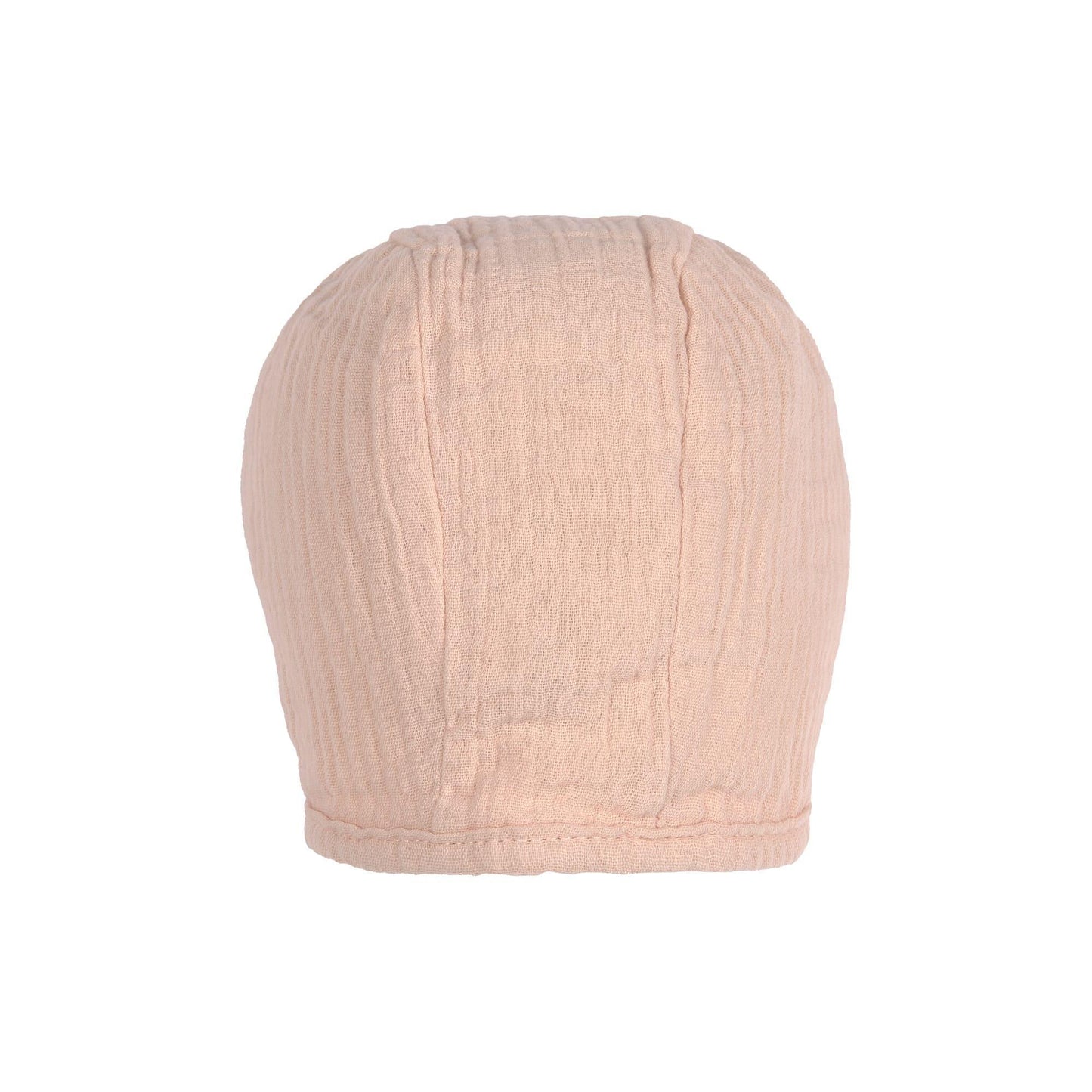 Bonnet en mousseline de coton bio - Powder pink