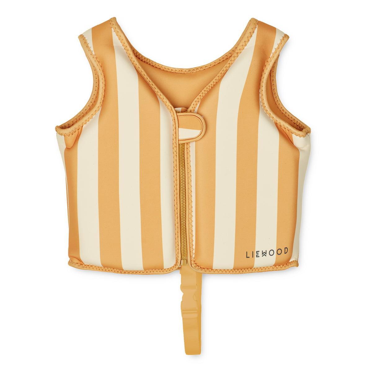 Liewood Dove Stripe Cream de la Creme / Yellow Mellow Parent Swimming Vest