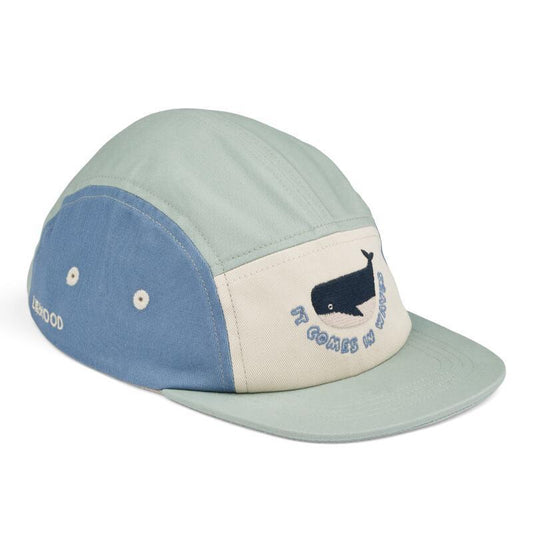 Liewood Rory Ice Blue Mix Parent Printed Kids Cap