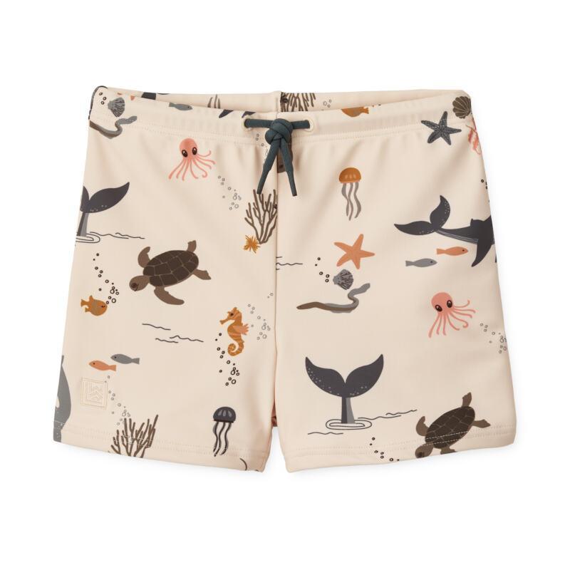 Liewood Otto Sea Creature/Sandy Parent Kids Swim Shorts