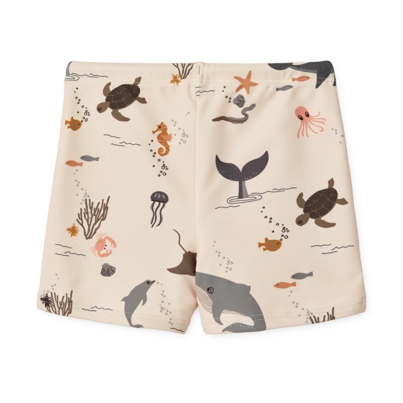 Liewood Otto Sea Creature/Sandy Parent Kids Swim Shorts