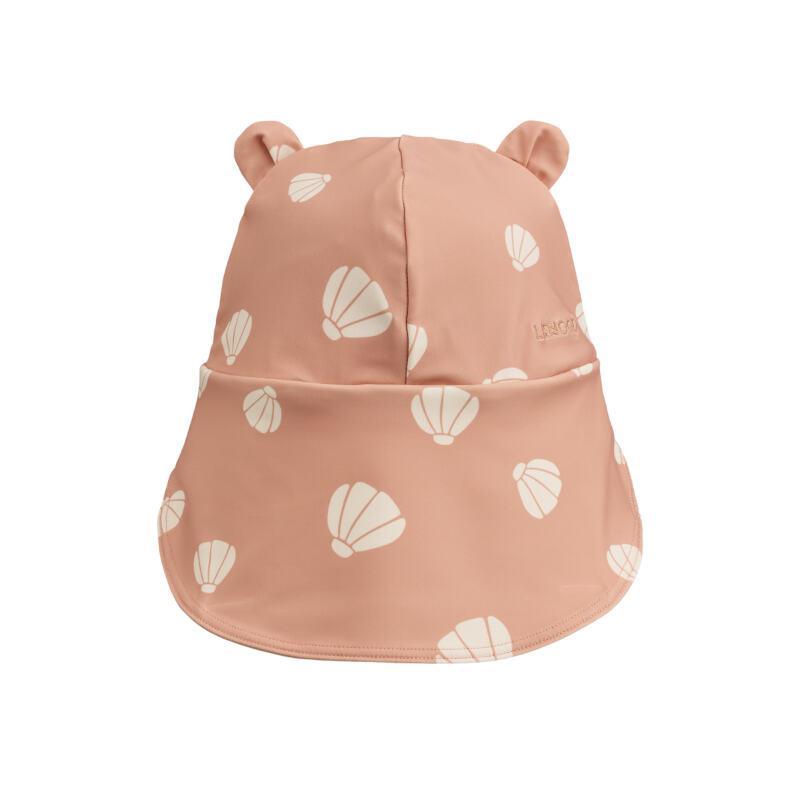 Liewood Children's Sun Hat with Neck Protection - Senia Shell / Pale Tuscany.