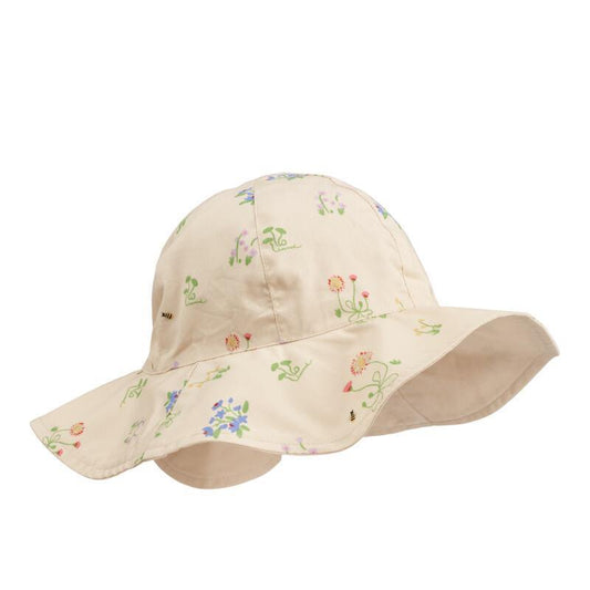 Liewood Reversible Child Sun Hat Amélia Flora Sandy by Sandy Parent