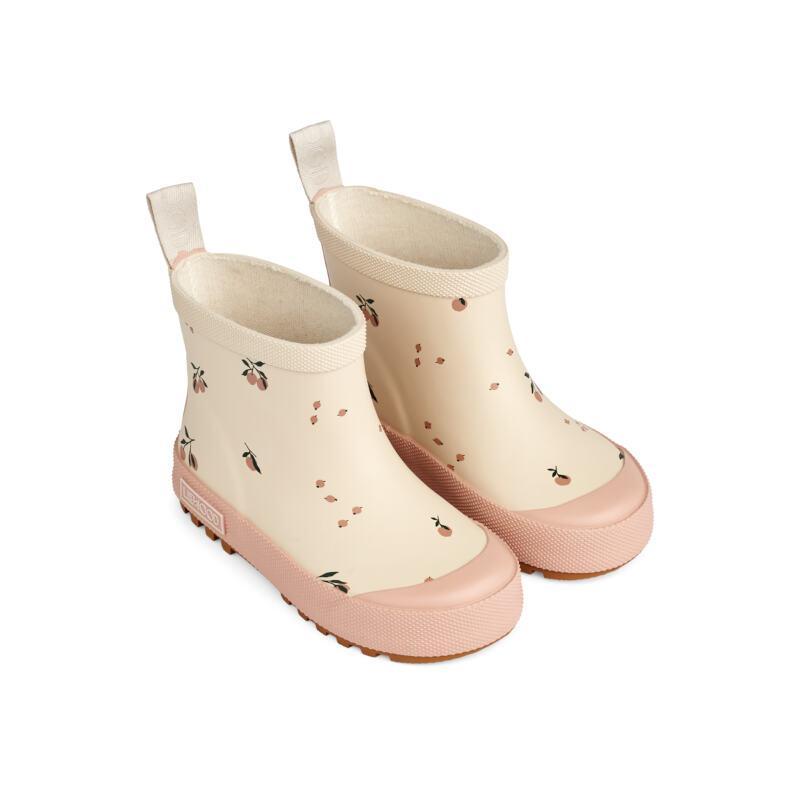 Liewood Tekla Peach and Sea Shell Parent Child Rain Boots