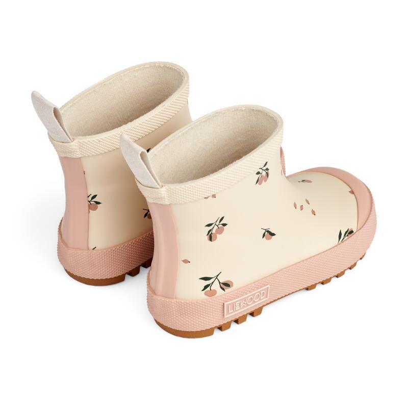 Liewood Tekla Peach and Sea Shell Parent Child Rain Boots