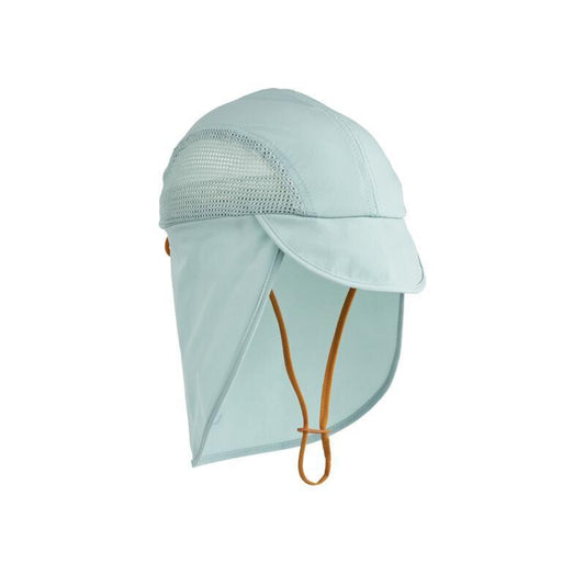 Liewood Lusia Ice Blue Parent Kids Neck Protective Sun Hat