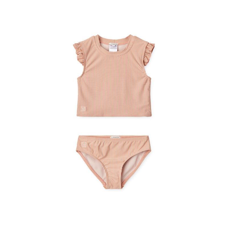 Liewood Bikini enfant Judie Y/D Stripe Tuscany Rose/Sandy Parent - English SEO optimized name