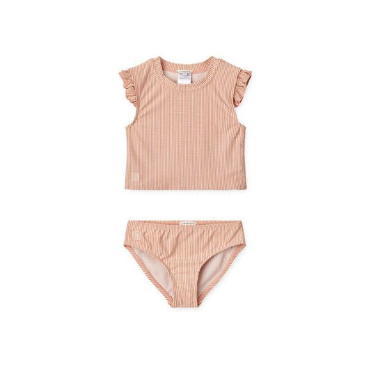 Liewood Bikini enfant Judie Y/D Stripe Tuscany Rose/Sandy Parent - English SEO optimized name