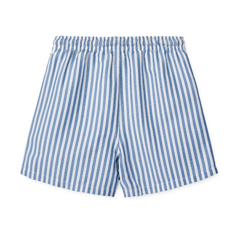 Liewood Duke Y/D Stripe Riverside / Crème de la Crème Parent Child Beach Shorts