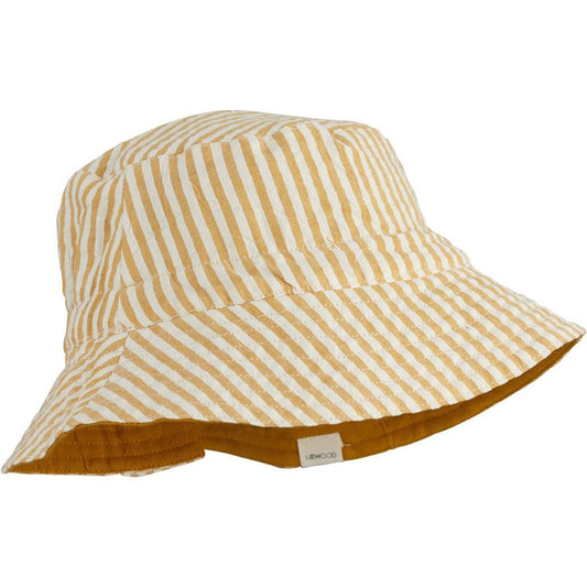 Liewood Reversible Kids Sun Hat Buddy Mustard Parent