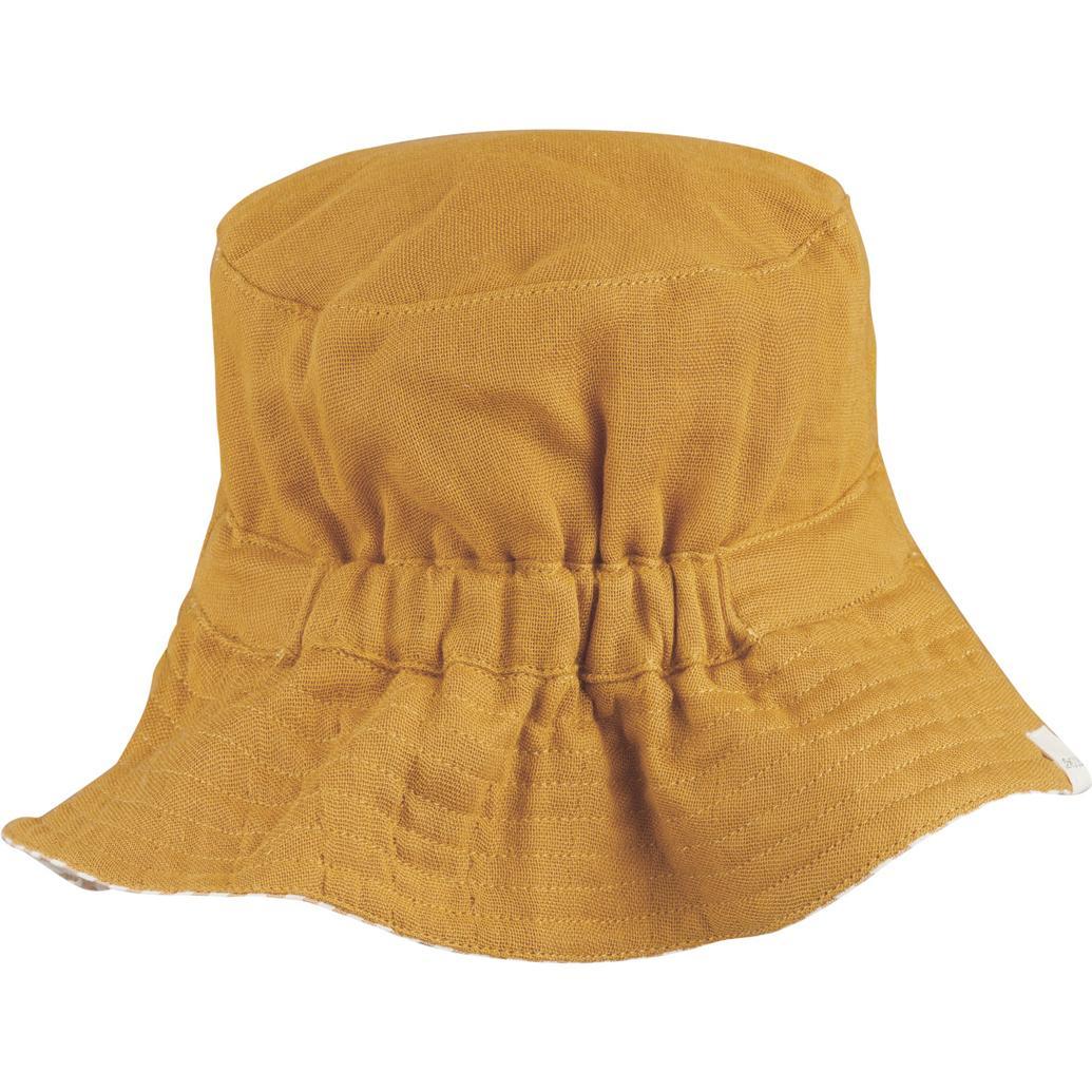 Liewood Reversible Kids Sun Hat Buddy Mustard Parent