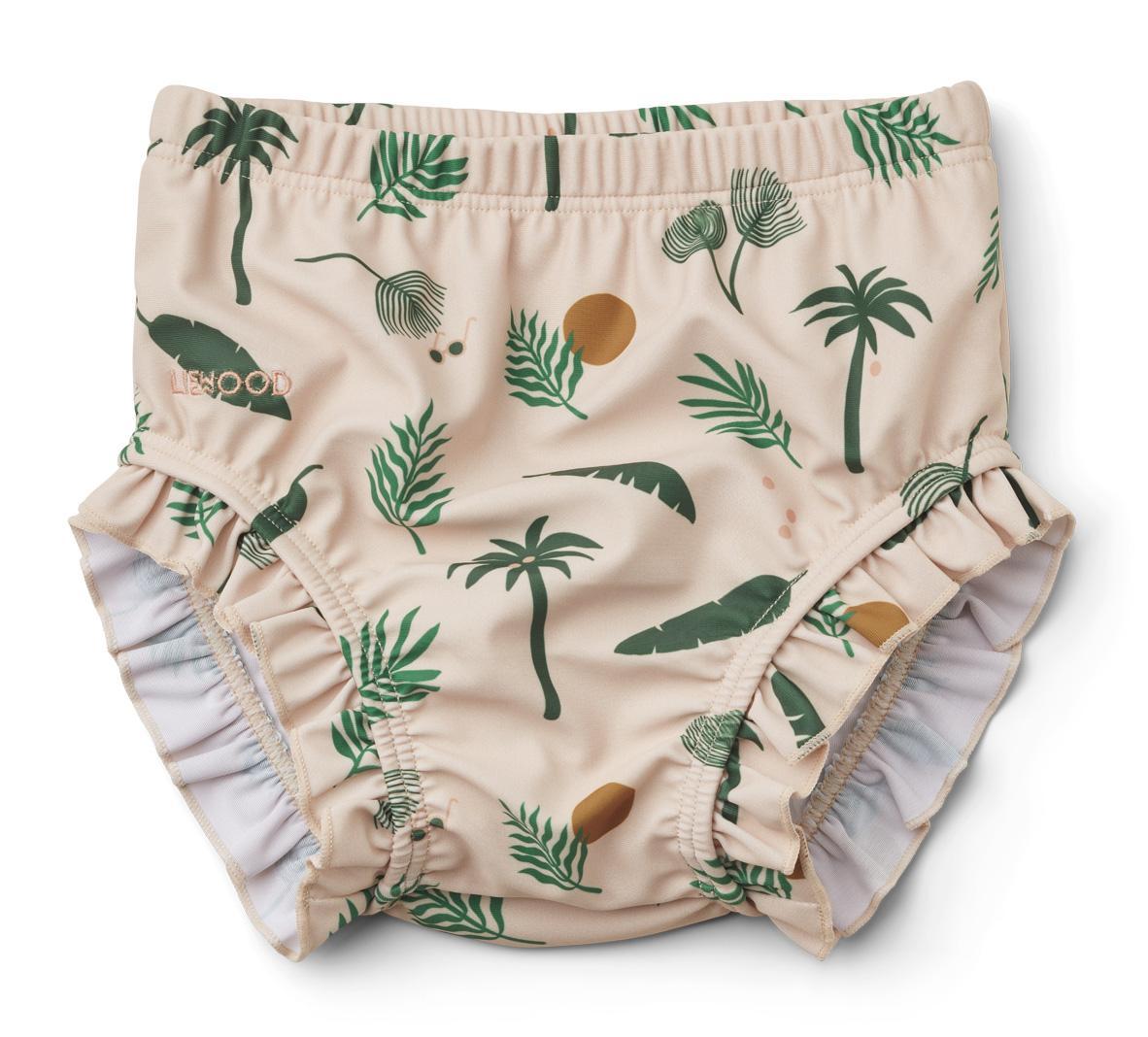 Liewood Mila Jungle & Apple Blossom Mix Baby Swim Culotte Parent