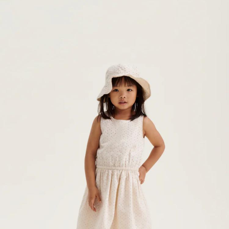 Liewood Amelia Anglaise Sandy Parent Kids Sun Hat