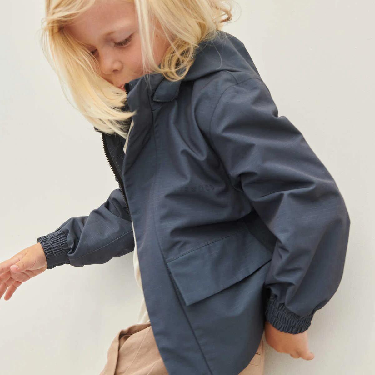 Liewood Ana Dark Blue Girl's Coat for Parents