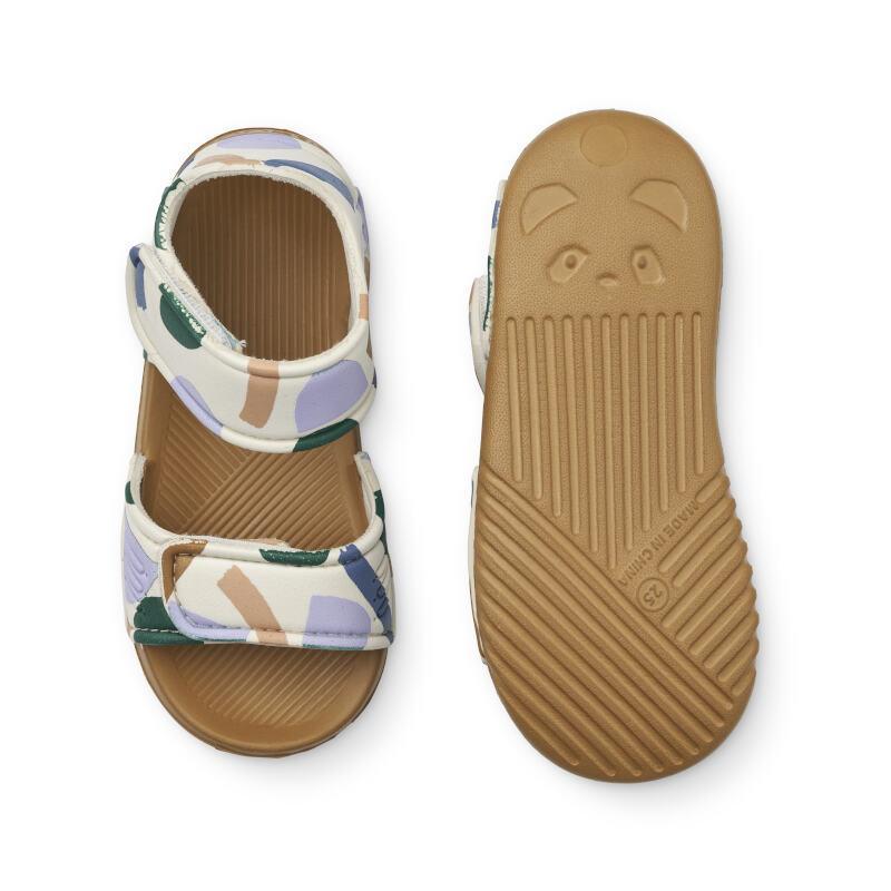 Liewood Blumer Paint Stroke Kids Sandals by Sandy Parent