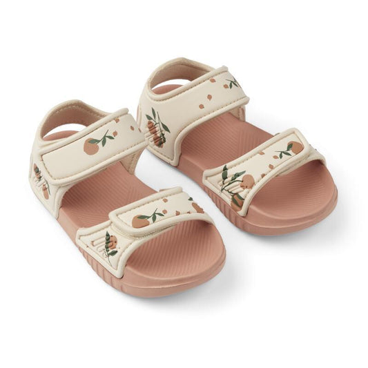 Liewood Blumer Peach Seashell Sandals for Children