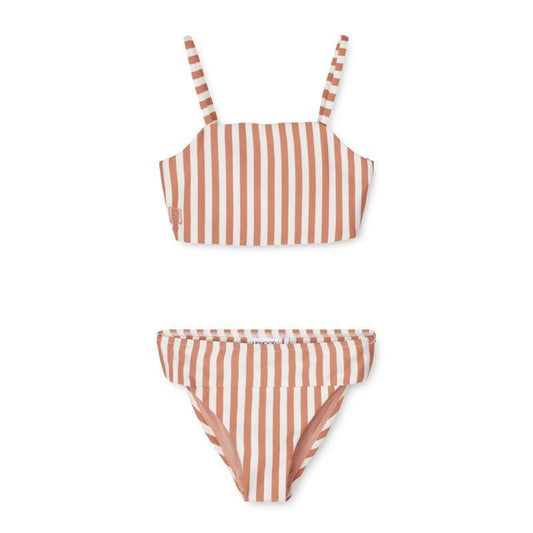 Liewood Lucette Kids Y/D Stripe Tuscany Rose/Crème de la Crème Parent Bikini