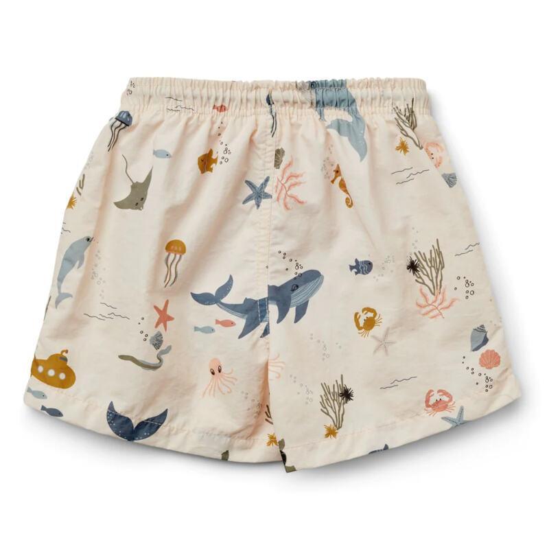 Liewood Duke Sea Creature Kids Swim Trunks by Sandy Parent