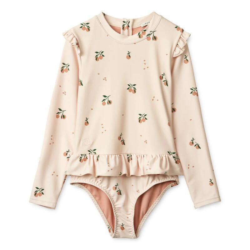 Liewood Sille Peach / Sea Shell Parent Bathing Suit Combination